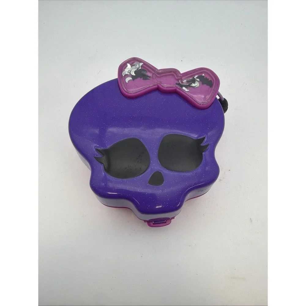 Polly Pocket Monster High Compact Playset Skullette Dolls Accessories Mattel